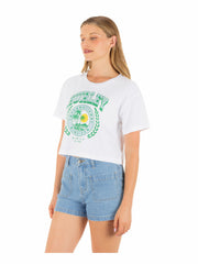Hurley On Sale | Academy Boxy Crop Tee - White