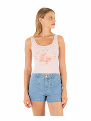Hurley | Seaside Scoop Crop Tank - English Rose