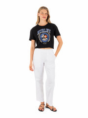 Hurley Discount | Academy Boxy Crop Tee - Black
