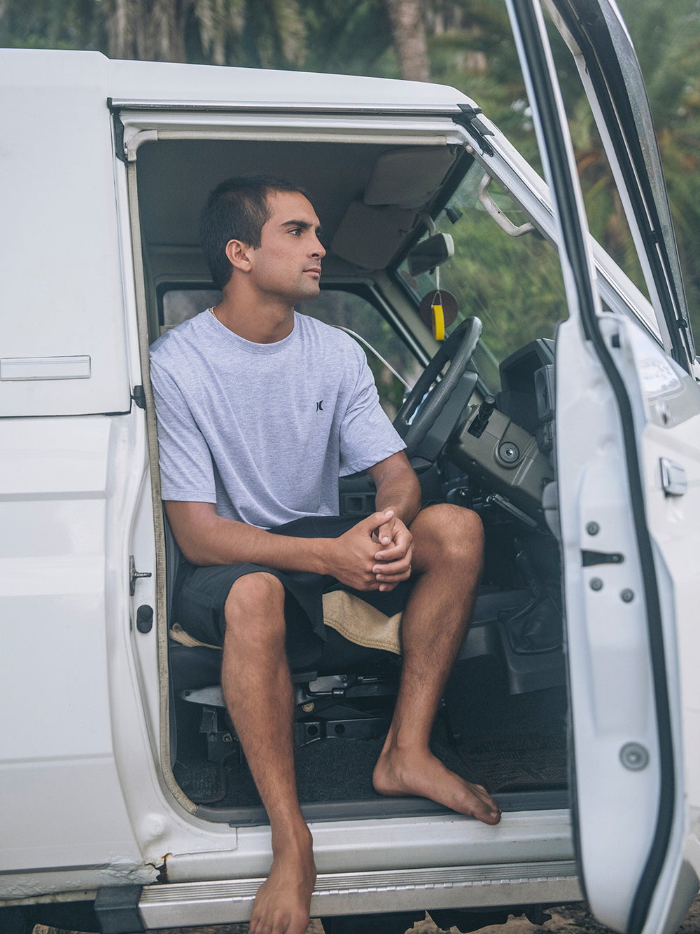 Hurley For Sale | Icon Tee Short Sleeve - Dark Grey Heather