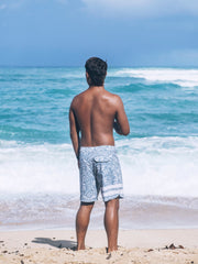Hurley On Sale | Phantom Eco Block Party Engineered Boardshort 18" - Great White