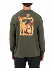 Hurley Discount | Chambord Long Sleeve - Charcoal Fern