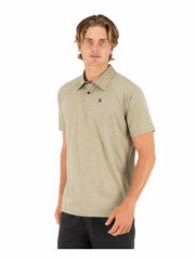 Hurley On Sale | H2O Dri Outback Polo Short Sleeve - Grizzly