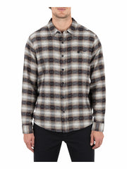 Hurley On Sale | Portland Stretch Flannel Long Sleeve - Black