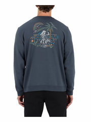 Hurley Onsale | Hula In Paradise Crewneck Sweatshirt - Iron Ore