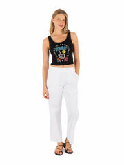 Hurley For Sale | Peacebone Scoop Crop Tank - Black