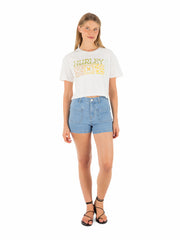 Hurley On Sale | Surf Days Boxy Crop Tee - Tofu