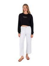 Hurley Discount | Floreal Long Sleeve Crop T-Shirt - BLACK