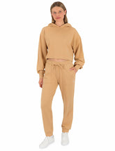 Hurley | Stowe Crop Hoodie - Tan