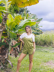 Hurley On Sale | Wavy Days Romper - Vintage Moss