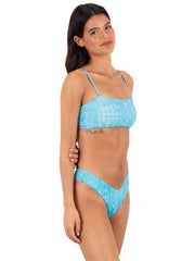 Hurley Onsale | Hoku Mini Rib Bandeau Top - Surf Blue