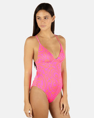 Hurley For Sale | Trip Hop Moderate One Piece - Maraschino
