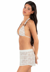 Hurley Discount | Shell Crochet Short - Egret