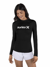 Hurley Discount | One & Only Solid Mock Neck Long Sleeve Rashguard - Black