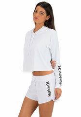 Hurley On Sale | One & Only Solid Long Sleeve Hooded Rashguard - White