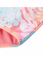Hurley | Girls' Halter Monokini - Sunset Coral/ Multi