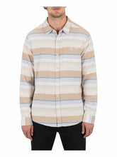 Hurley Discount | Portland Stripe Stretch Flannel Long Sleeve - White