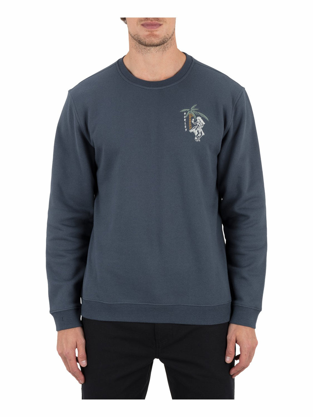 Hurley | Hula In Paradise Crewneck Sweatshirt - Iron Ore