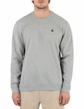 Hurley | Icon Long Sleeve Crew - GREY HEATHER