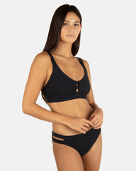 Hurley Onsale | Max Solid Tab Scoop Top - Black