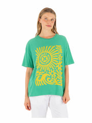 Hurley Discount | Harmony Boyfriend Tee - Spring Green
