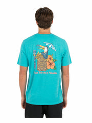 Hurley Discount | Sippin On Paradise Short Sleeve - Barracuda Heather