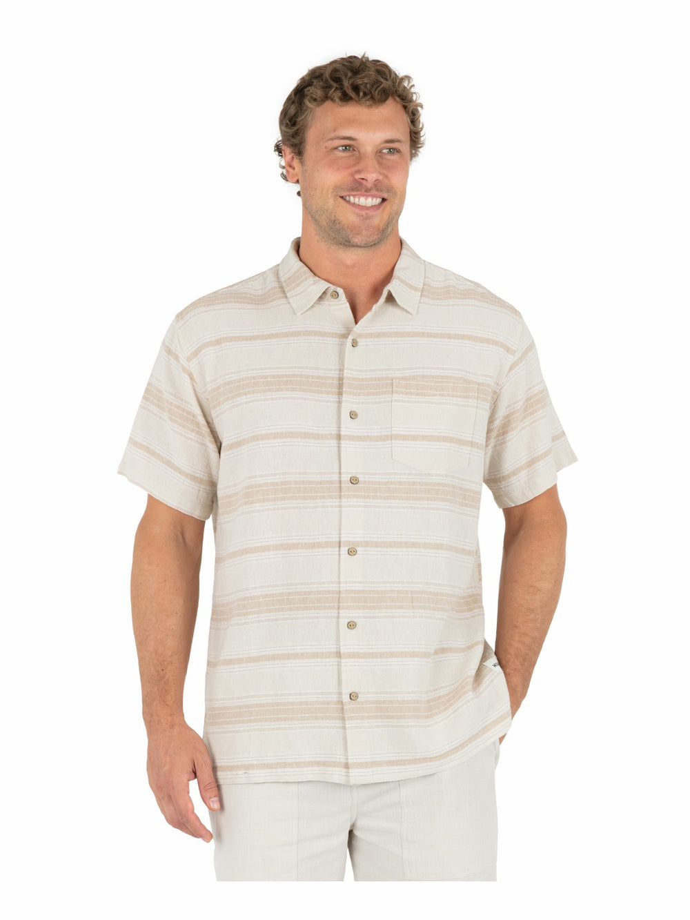Hurley For Sale | Oceanside Short Sleeve - Bone Combo