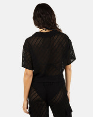 Hurley | Crochet Camp Shirt - Black