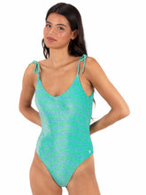 Hurley Onsale | Shine Stripe Cheeky One Piece - Surf Blue