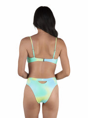 Hurley Onsale | Sunset Ombre Max Solid Bralette - Limeaide