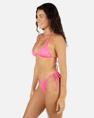 Hurley For Sale | Trip Hop Cheeky Tie Side Ring Bikini Bottom - Maraschino