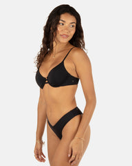 Hurley | Solid Tab Underwire Bra - Black