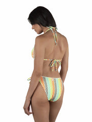 Hurley For Sale | Stripe Crochet Scrunch Cheeky Bottom - Sour Apple
