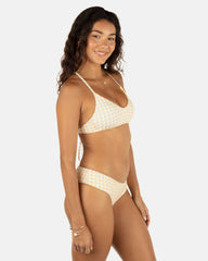 Hurley Onsale | Retro Geo Reversible Cheeky Hipster Bikini Bottom - Chartreuse
