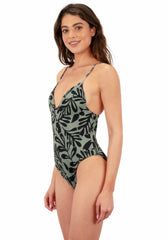 Hurley Onsale | Marina Rib Moderate One Piece - Willow