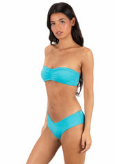 Hurley | Reversible Solid V Moderate Hiphugger Bottom - Surf Blue / Beach Glass
