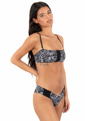Hurley | Ikat Palm Bandeau - Black / Coconut