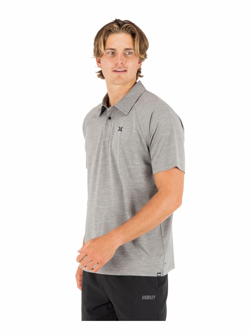Hurley Discount | H2O Dri Outback Polo Short Sleeve - Stone Grey
