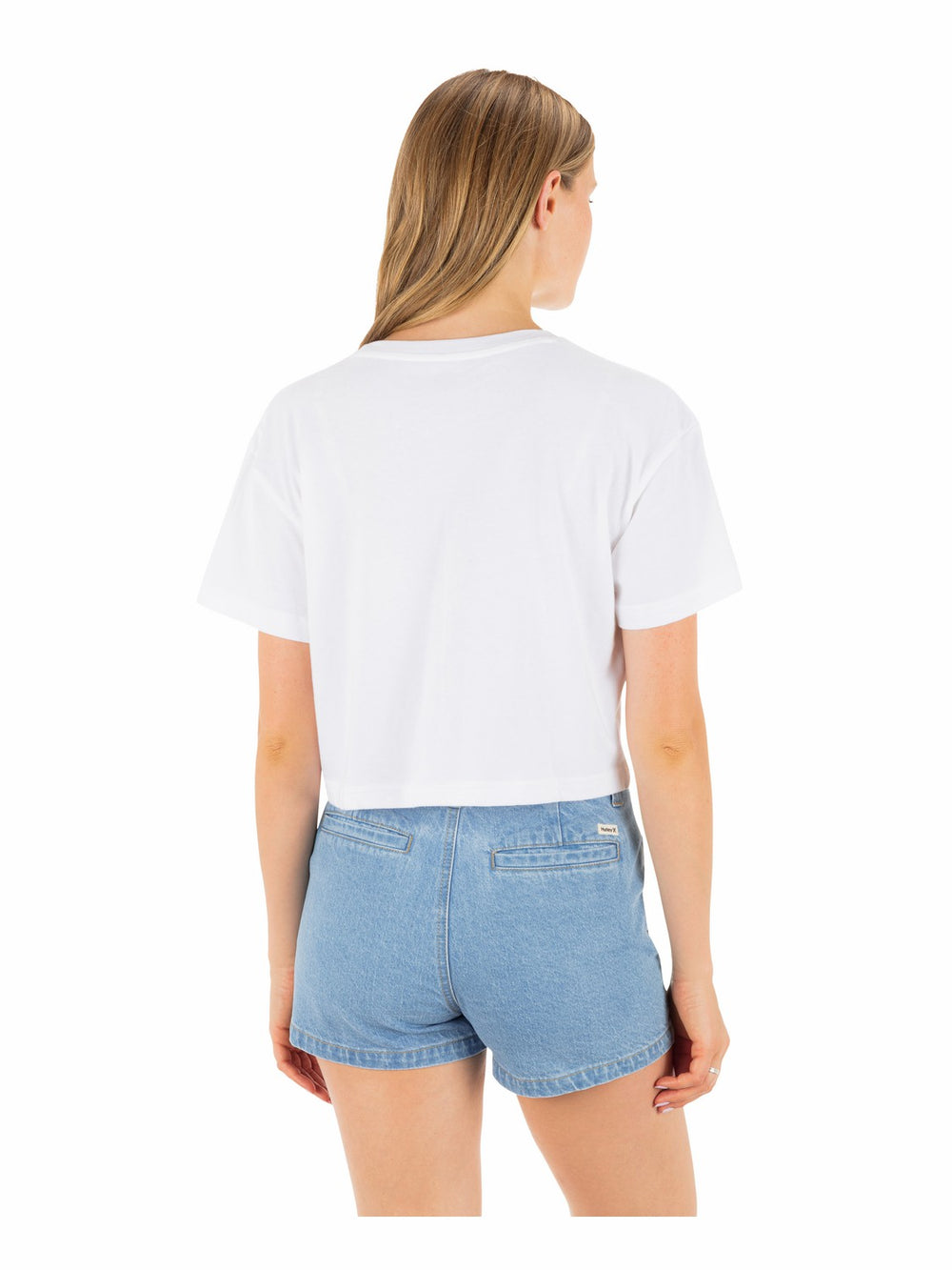 Hurley On Sale | Academy Boxy Crop Tee - White