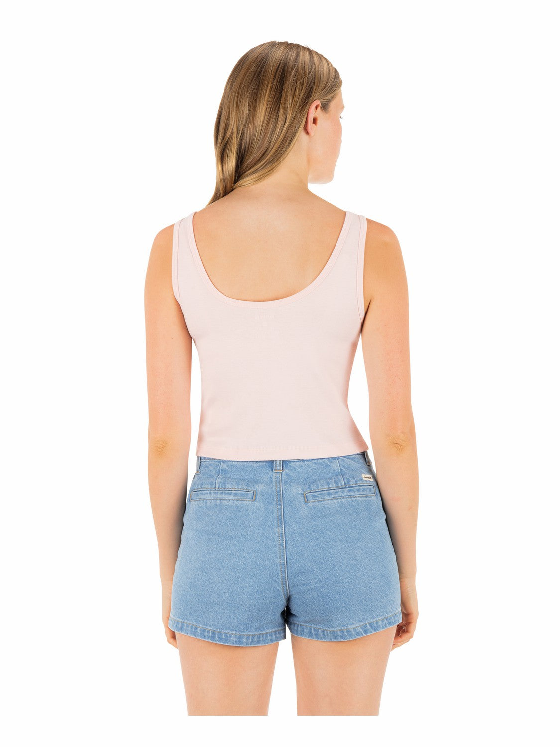 Hurley | Seaside Scoop Crop Tank - English Rose
