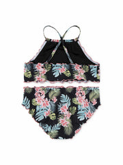 Hurley Onsale | Girls' UPF50+ 2-Piece Bikini Swim Set - Black