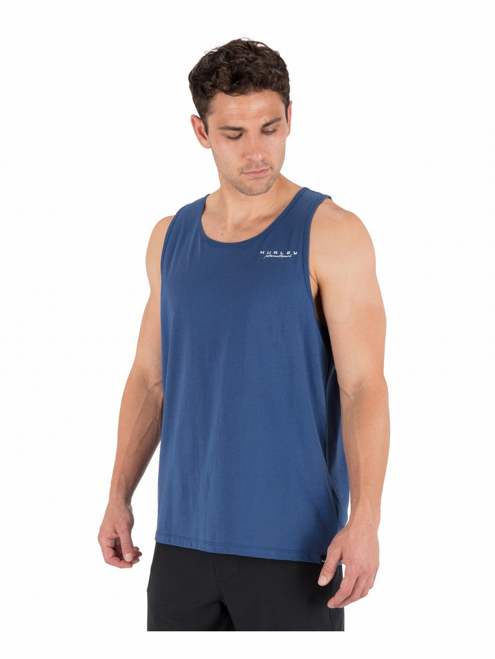 Hurley Discount | Midnight Palm Tank - Abyss