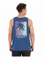 Hurley Discount | Midnight Palm Tank - Abyss