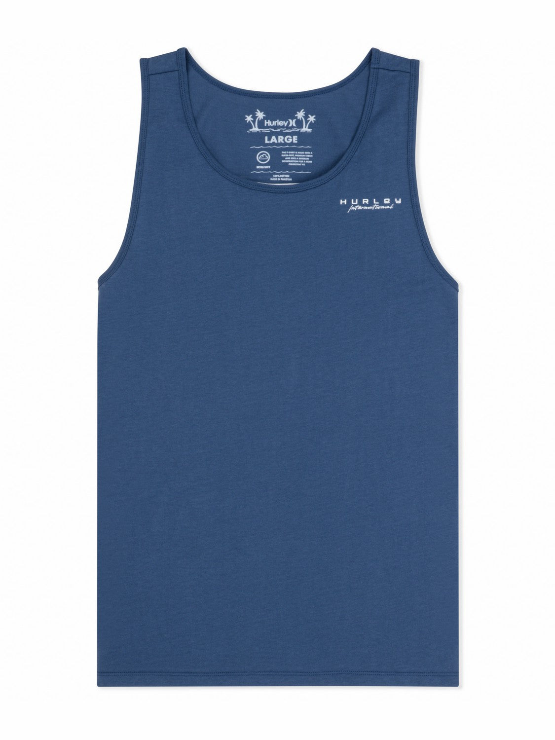 Hurley Discount | Midnight Palm Tank - Abyss