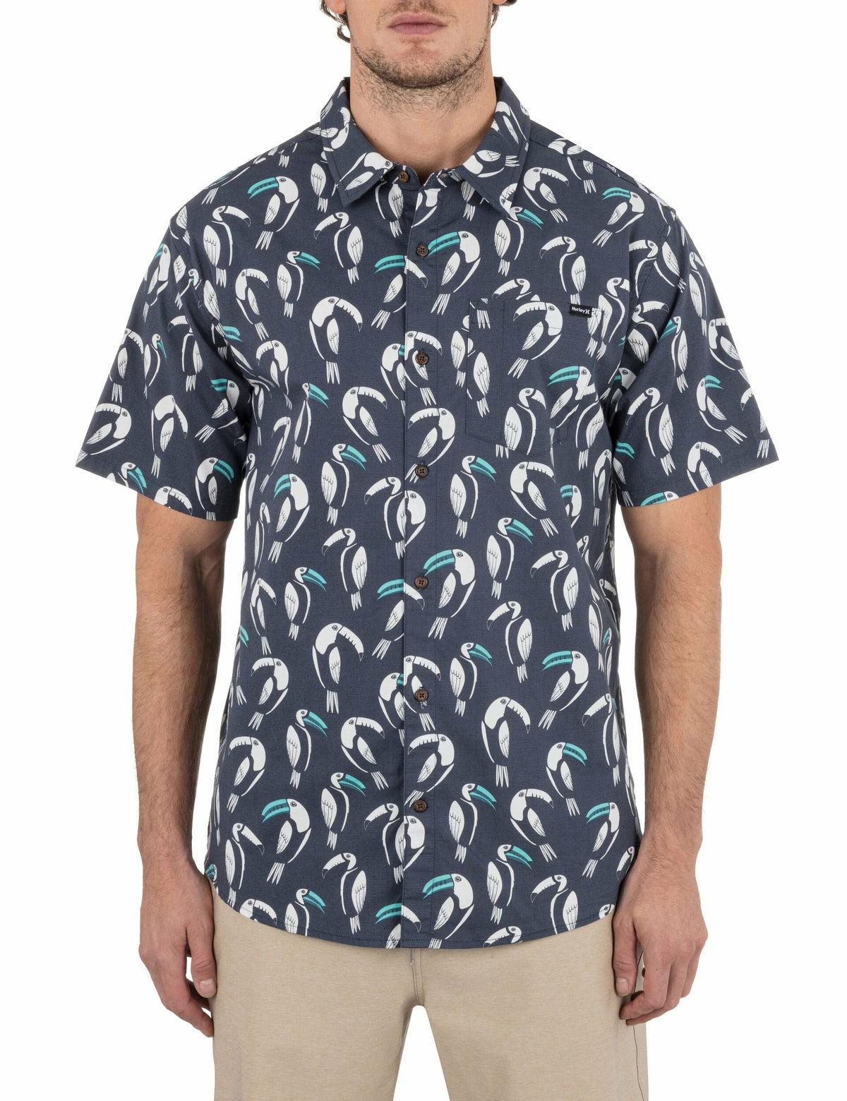 Hurley For Sale | One & Only Lido Stretch Short Sleeve Shirt - GREY