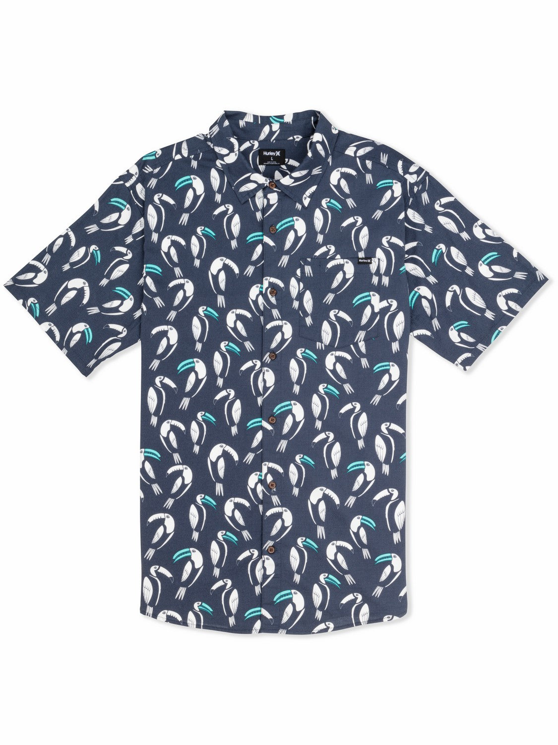 Hurley For Sale | One & Only Lido Stretch Short Sleeve Shirt - GREY