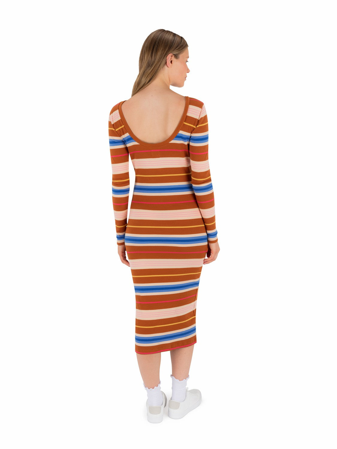 Hurley Onsale | Just A Girl Long Sleeve Dress - LEATHER BROWN