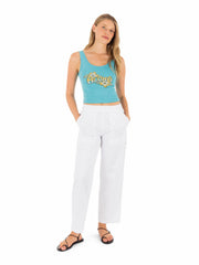 Hurley | Aloha Scoop Crop Tank - Maui Blue