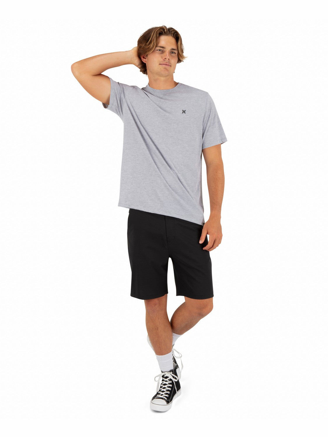 Hurley For Sale | Icon Tee Short Sleeve - Dark Grey Heather