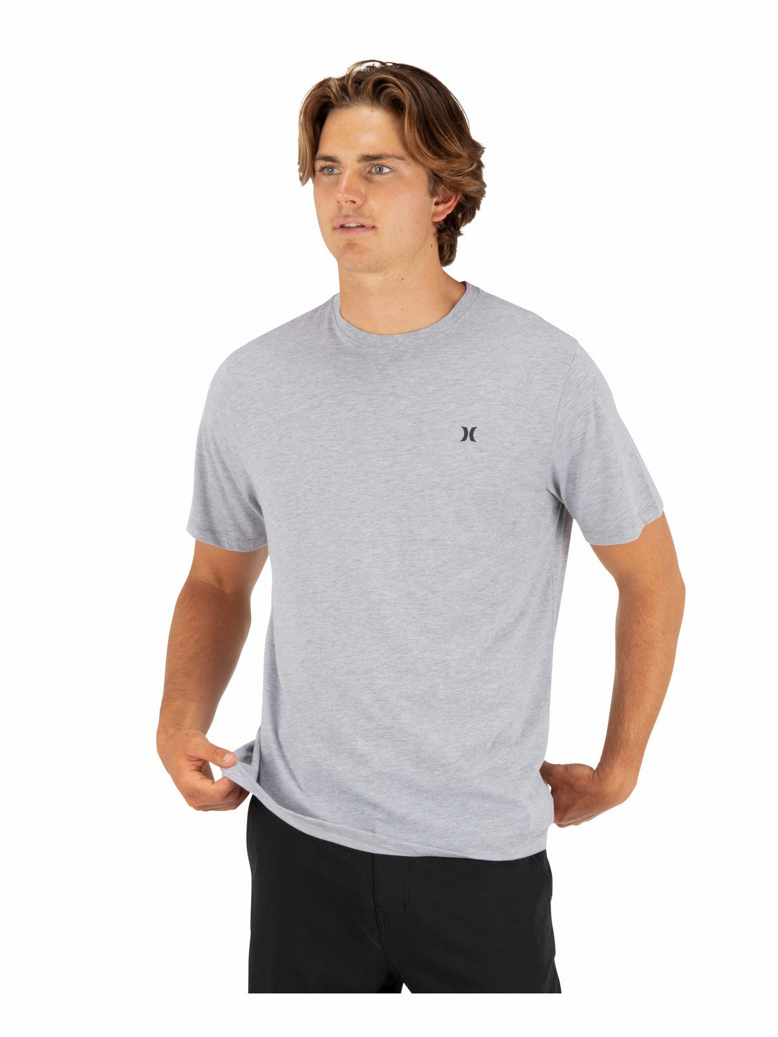 Hurley For Sale | Icon Tee Short Sleeve - Dark Grey Heather